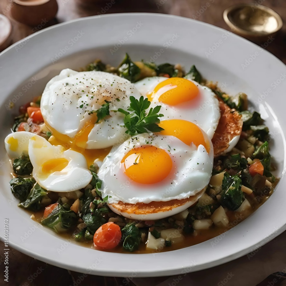 fried eggs with bacon fried eggs with bacon