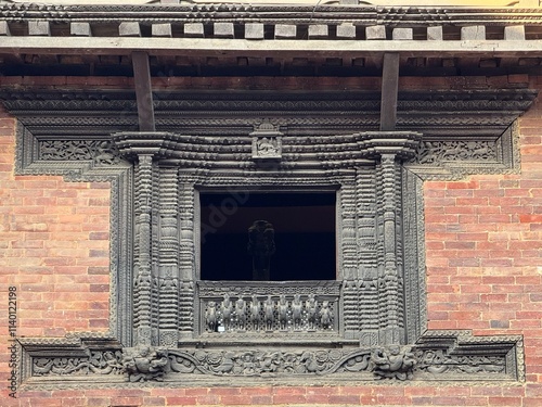 Nepalese Architecture window (aakhi jhyal), Patan Durbar Square