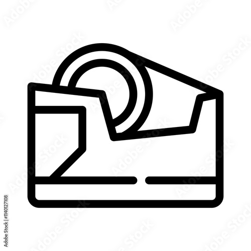 tape dispenser line icon
