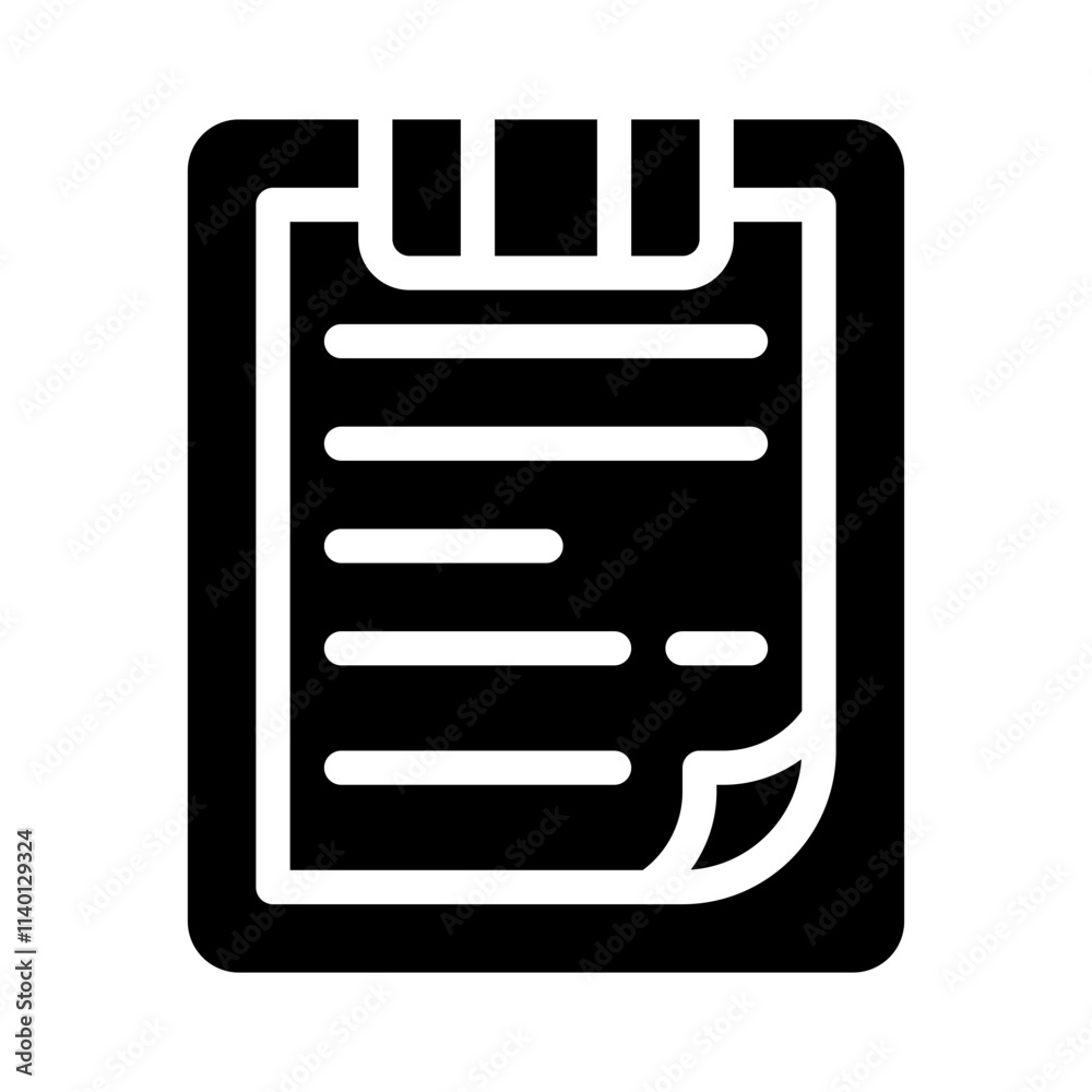 clipboard glyph icon clipboard glyph icon