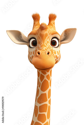 Adorable deer isolated on a white background