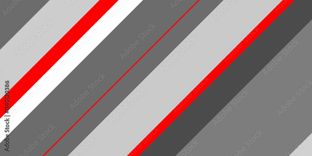 Seamless background of gray and red lines. Merry Christmas. Happy New Year. Lines pattern