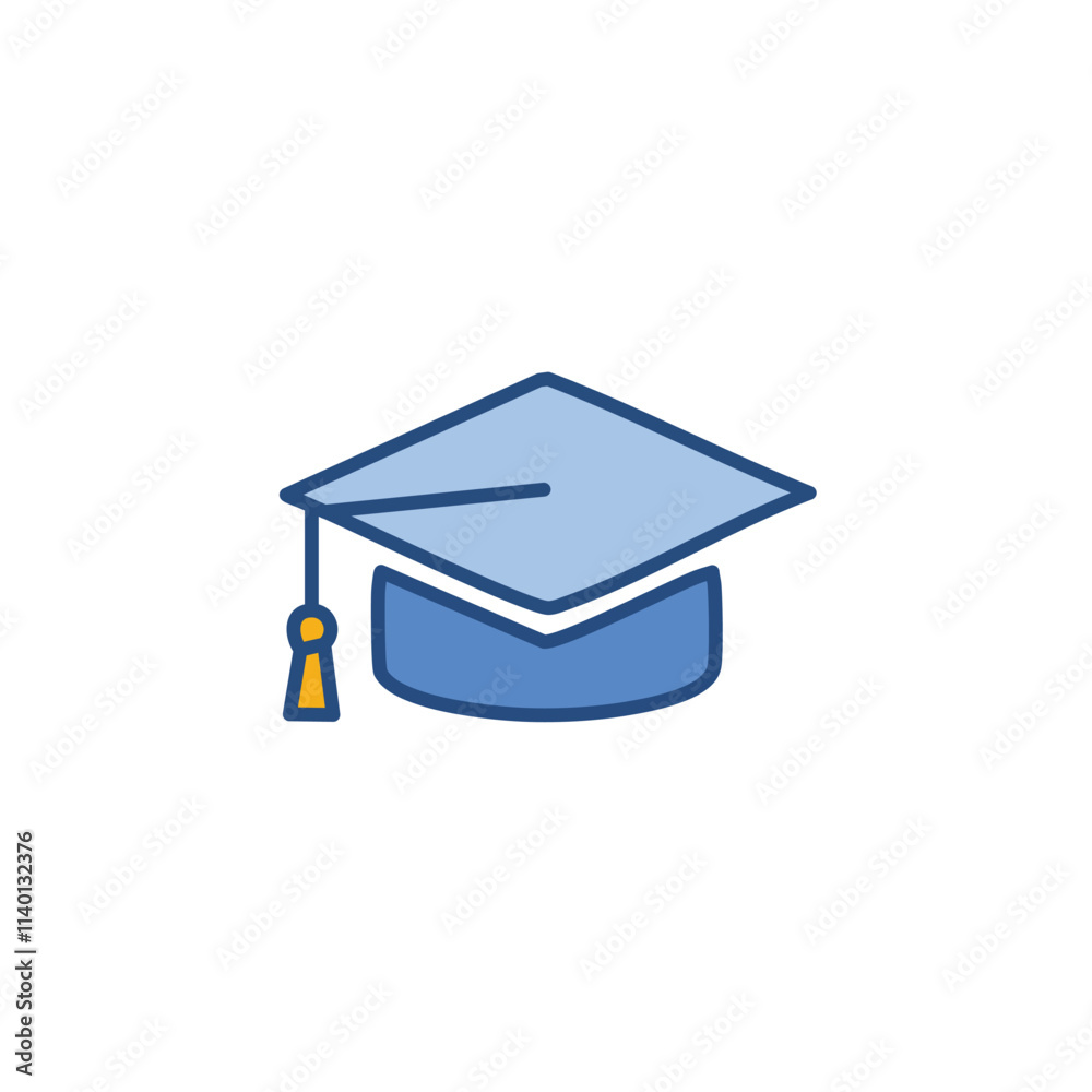 custom made wallpaper toronto digitalGraduation cap icon. Academic achievement symbol; knowledge, learning, success.