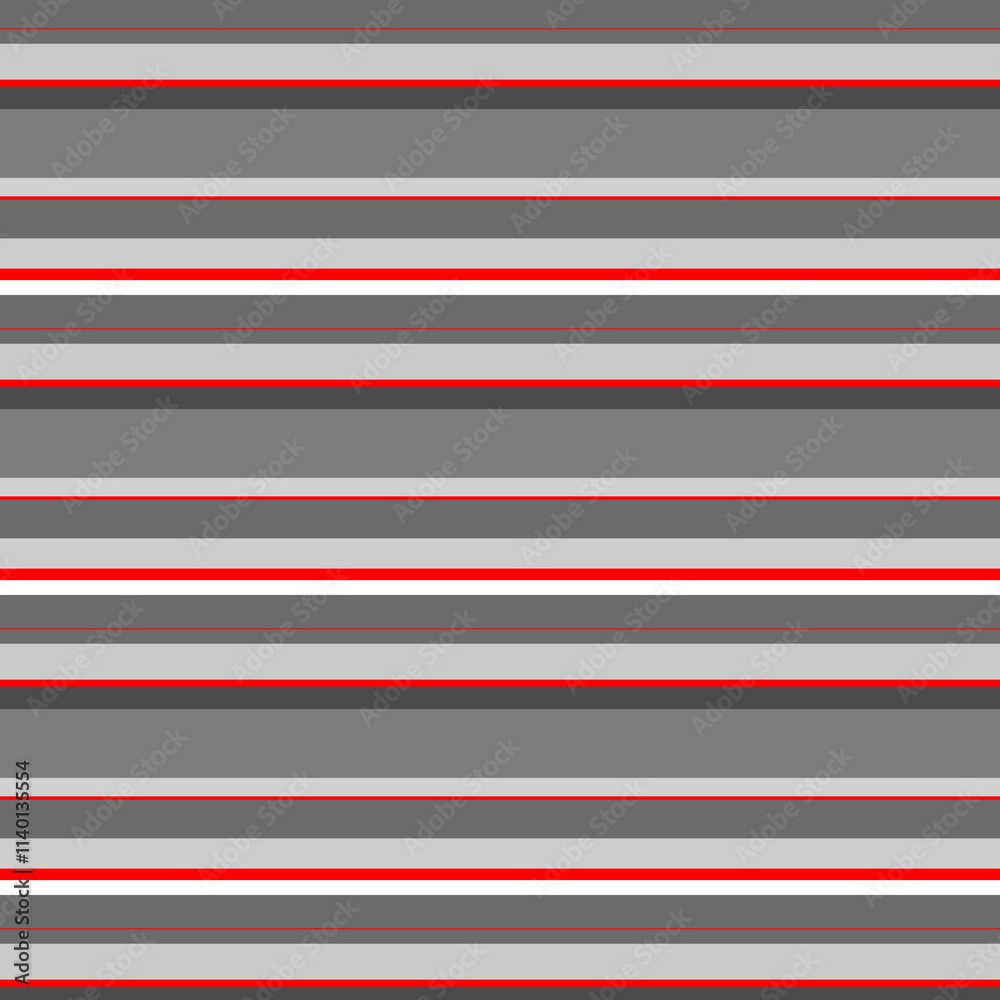 Fototapeta premium Seamless background of gray and red lines. Merry Christmas. Happy New Year. Lines pattern