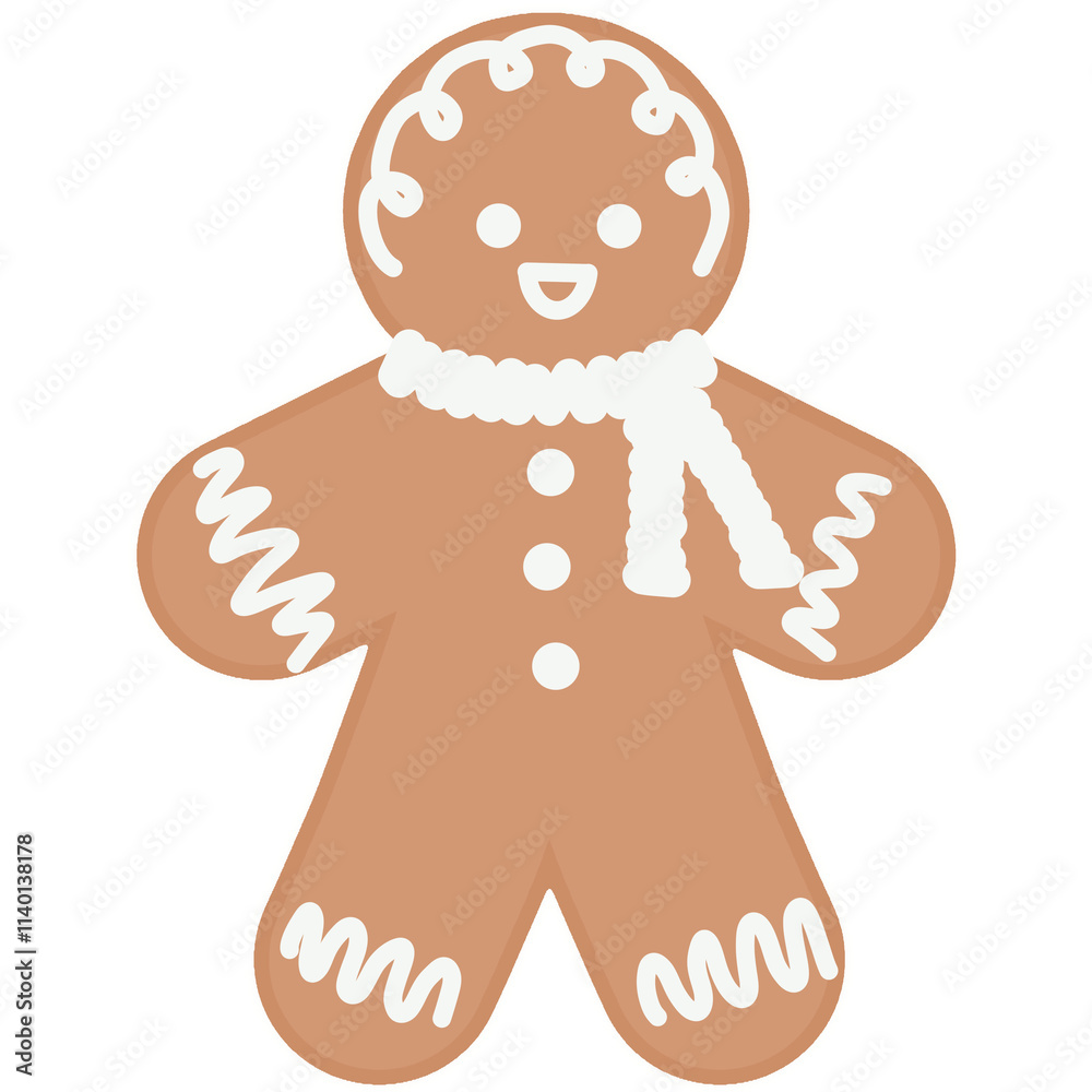 gingerbread man isolated on white gingerbread man isolated on white