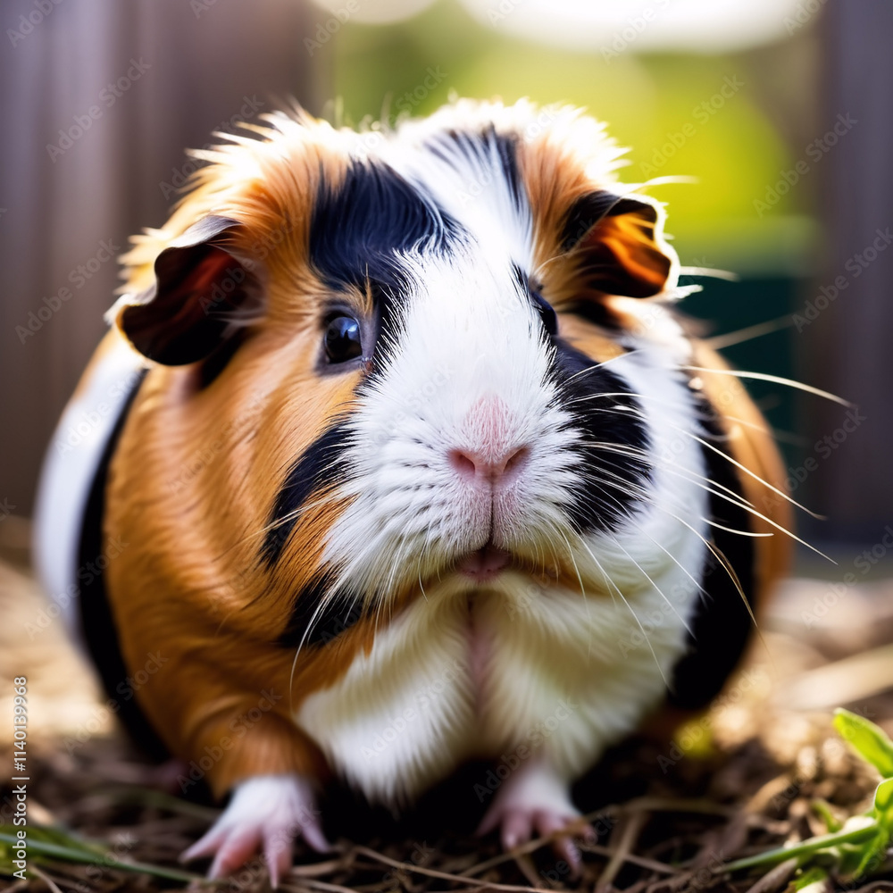 Haustiere - Meerschweinchen in geräumigem Innengehege Haustiere - Meerschweinchen in geräumigem Innengehege