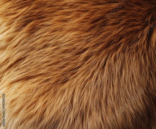 macro zoom tiger fur with textured detailed photo