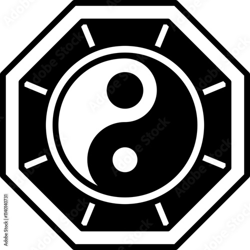 Yin Yang glyph icon