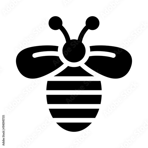 bee glyph icon