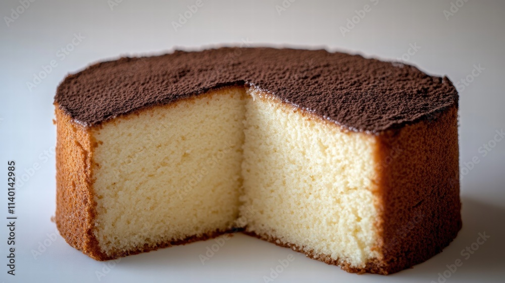 Delicious Cocoa Powder Dusted Cake Delicious Cocoa Powder Dusted Cake