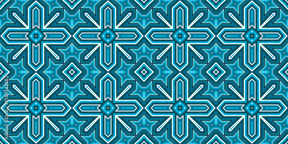 Seamless pattern banner blue and white. Merry Christmas. Happy New Year. Frost and snowflakes pattern Seamless pattern banner blue and white. Merry Christmas. Happy New Year. Frost and snowflakes pattern