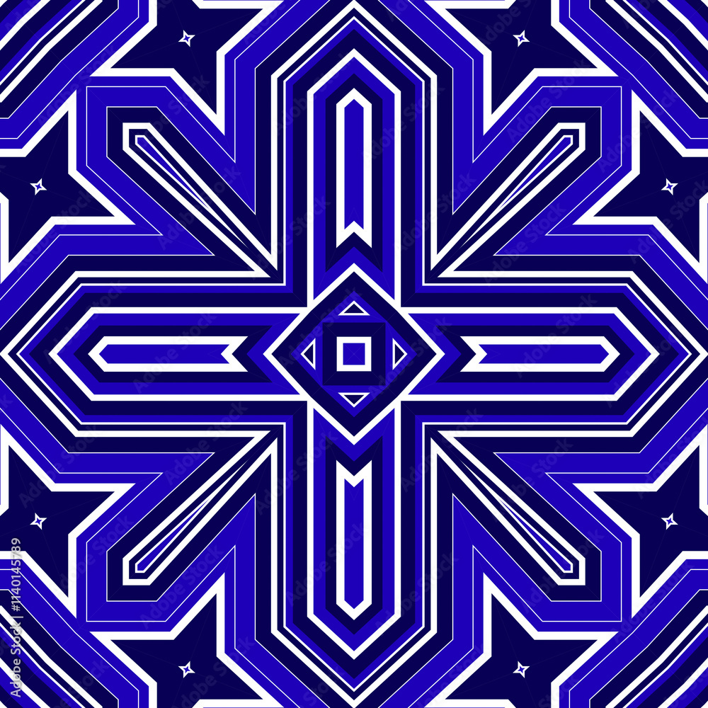 Seamless square pattern blue and white. Frost texture pattern. Merry Christmas. Happy New Year. Seamless square pattern blue and white. Frost texture pattern. Merry Christmas. Happy New Year.