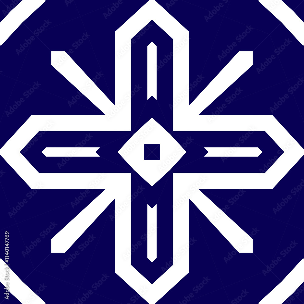 Seamless square pattern blue and white. Frost texture pattern. Merry Christmas. Happy New Year.