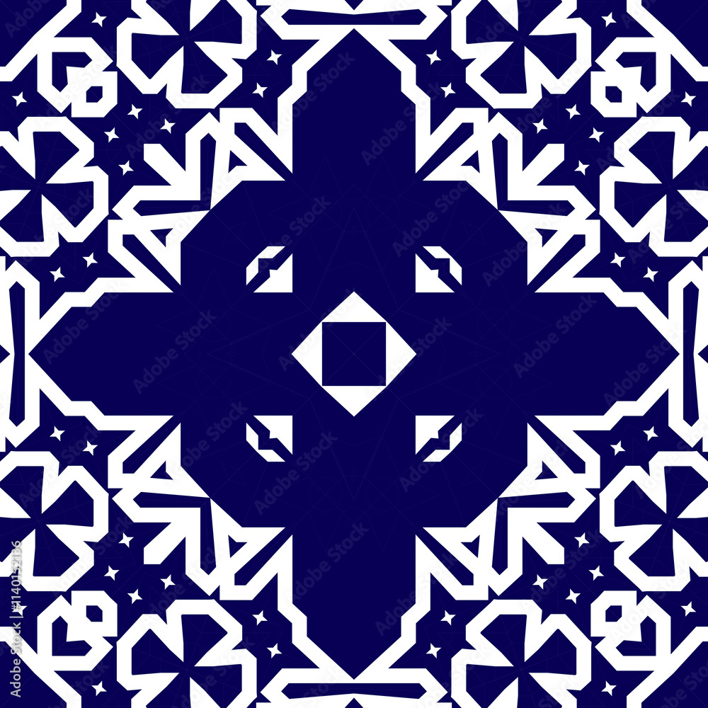 Seamless square pattern blue and white. Frost texture pattern. Merry Christmas. Happy New Year. Seamless square pattern blue and white. Frost texture pattern. Merry Christmas. Happy New Year.
