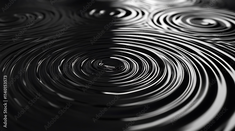 Fototapeta premium Calming Rhythms Illustration Featuring Soft Waves and Harmonious Abstract Patterns