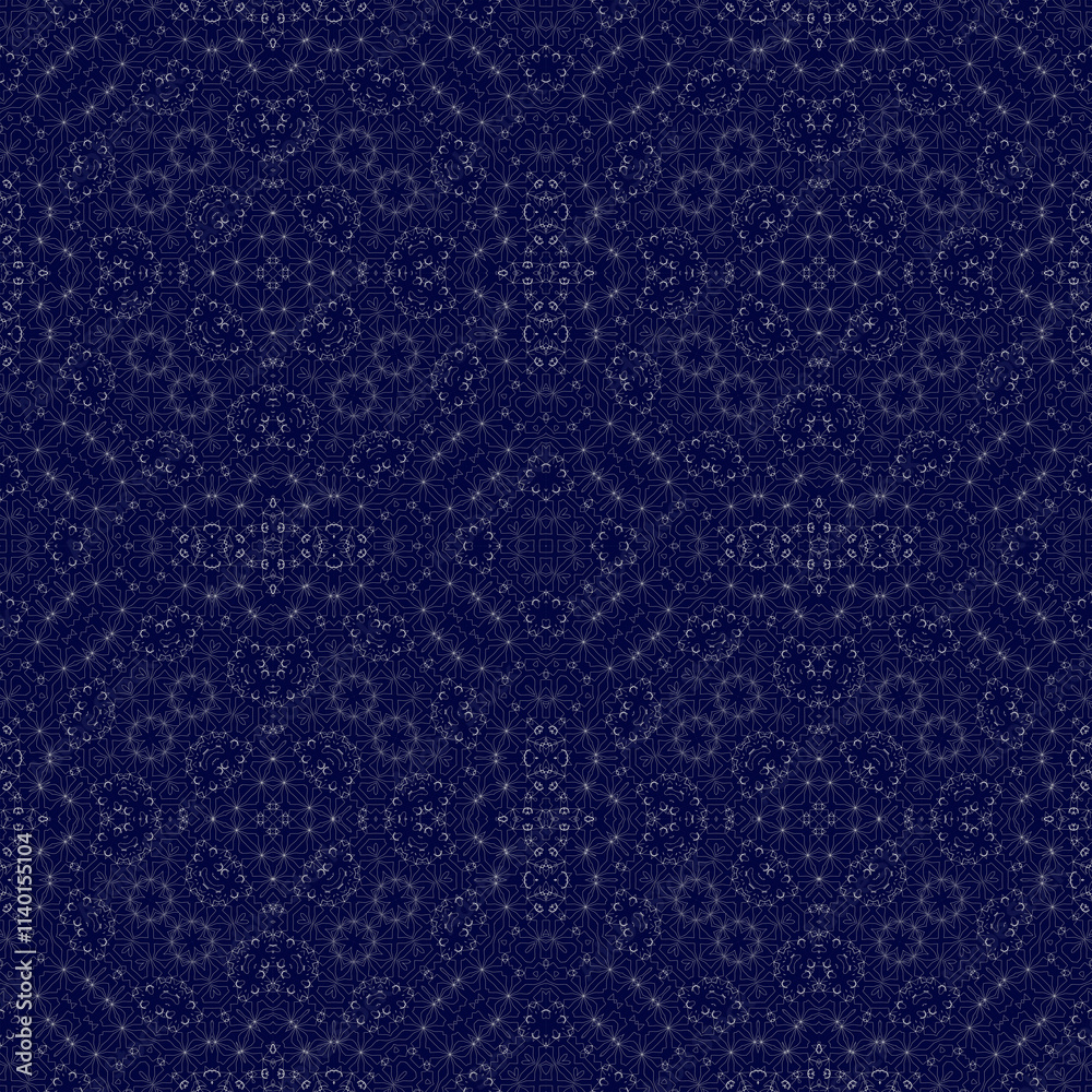 Christmas seamless pattern. Christmas background blue. Snowflake pattern. Happy New Year Christmas seamless pattern. Christmas background blue. Snowflake pattern. Happy New Year