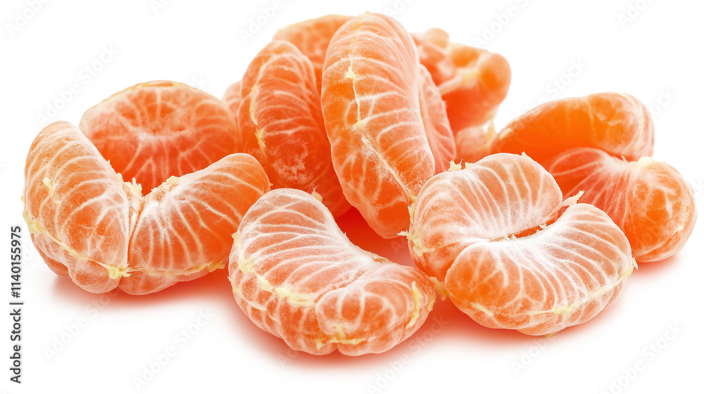 Ripe Tangerine isolated on a white background Ripe Tangerine isolated on a white background