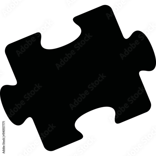 Simple vector icon Puzzle
