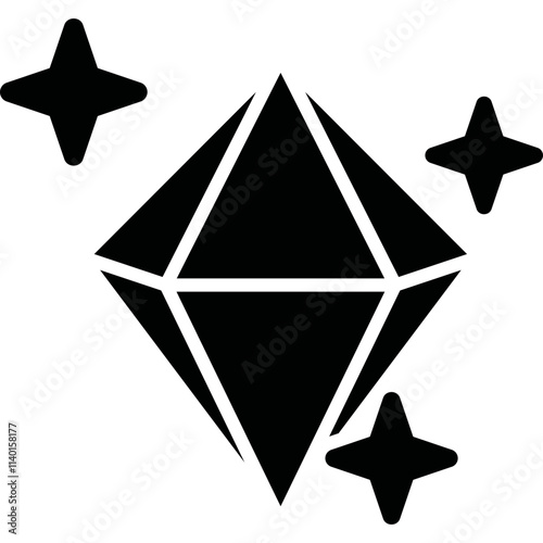 Simple vector icon diamond
