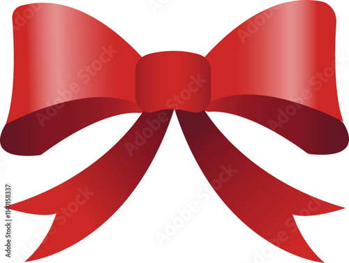 red ribbon bow