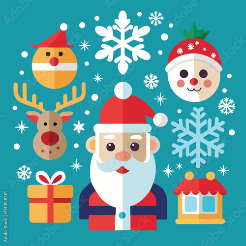santa claus with gifts