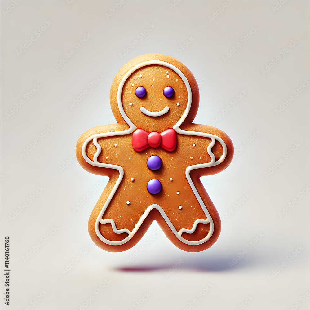 Smiling Gingerbread Man Smiling Gingerbread Man