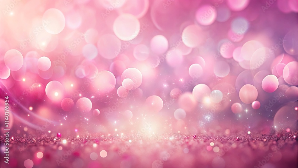 Abstract Pink Glitter Background with Sparkling Lights and Bokeh Abstract Pink Glitter Background with Sparkling Lights and Bokeh