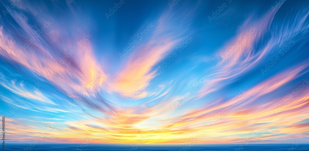 Naklejka premium A time-lapse of clouds at sunset in Thailand, captured in 4K, showcasing a dark red and purple sky, providing a beautiful natural backdrop.