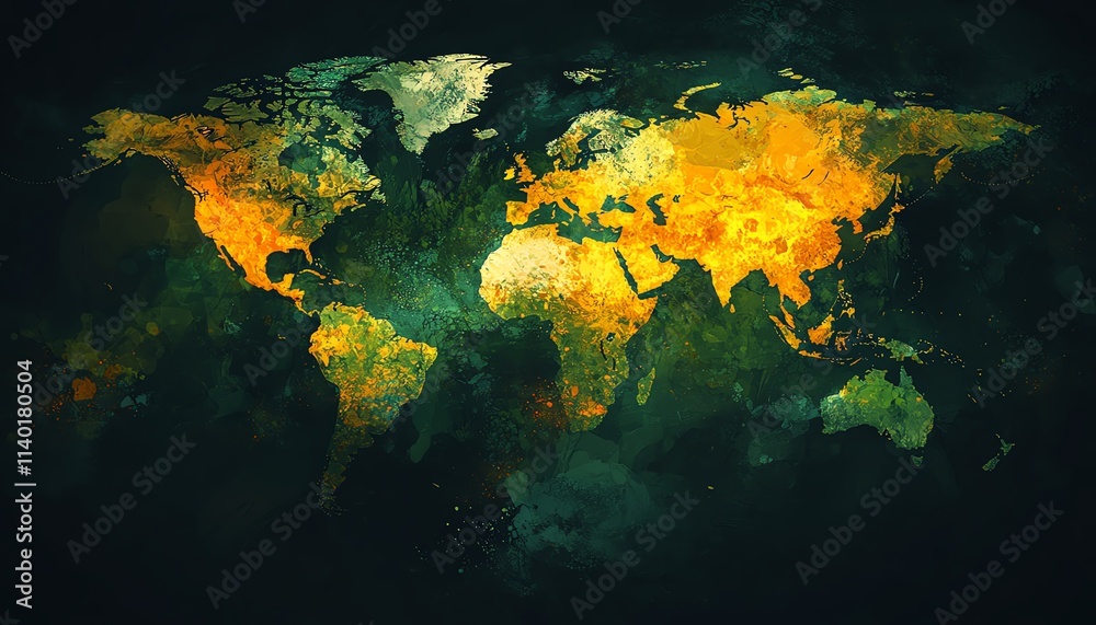 Interactive global map with realtime crowdsourced environmental data, emphasizing achievements in climate movements, bright colorcoded data, highquality rendering Interactive global map with realtime crowdsourced environmental data, emphasizing achievements in climate movements, bright colorcoded data, highquality rendering