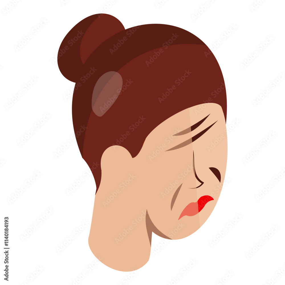 Fine Lines and Wrinkle Treatment isometric concept, Facial Before and After vector icon design, beauty personal care symbol, cosmetic dermatology sign, body aesthetics stock illustration 