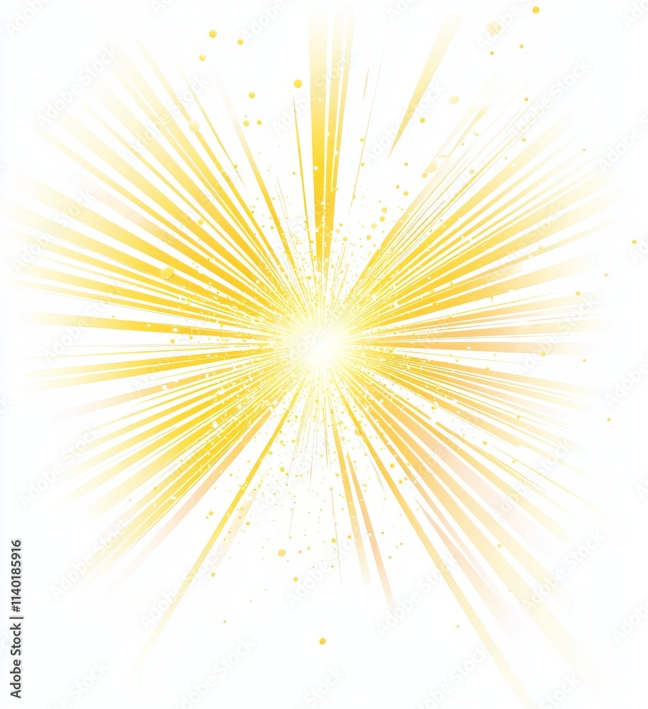 Shining Gold Star. Radiant illumination. See-through sun rays. Shining Gold Star. Radiant illumination. See-through sun rays.