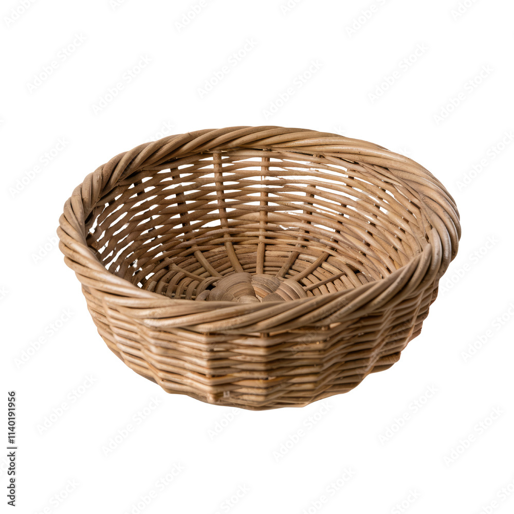 Rustic Woven Bread Basket: A charming, round wicker bread basket, perfect for rustic settings and adding a touch of homely warmth to your kitchen. Rustic Woven Bread Basket: A charming, round wicker bread basket, perfect for rustic settings and adding a touch of homely warmth to your kitchen.