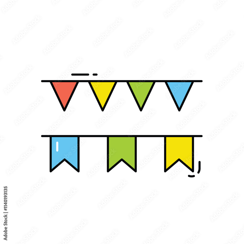 Garland vector icon Garland vector icon