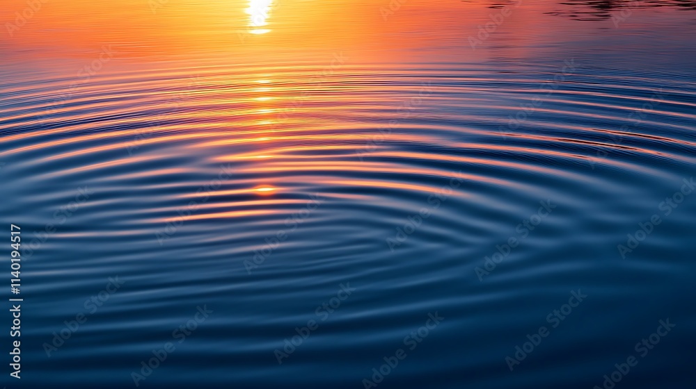 Obraz premium Calming Rhythms Illustration Featuring Soft Waves and Harmonious Abstract Patterns