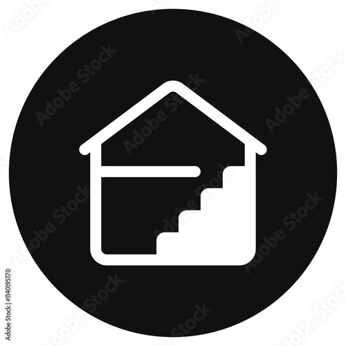 Editable house floor, layout vector icon. Property, real estate, construction, mortgage, interiors. Part of a big icon set family. Perfect for web and app interfaces, presentations, infographics, etc