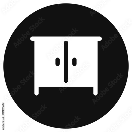 Editable cabinet, nightstand vector icon. Part of a big icon set family. Perfect for web and app interfaces, presentations, infographics, etc