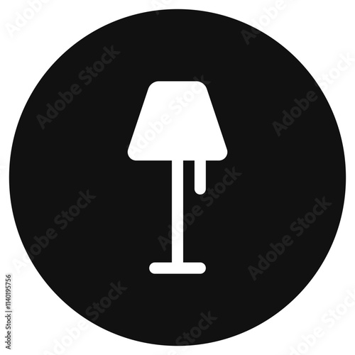 Editable stand lamp vector icon. Part of a big icon set family. Perfect for web and app interfaces, presentations, infographics, etc