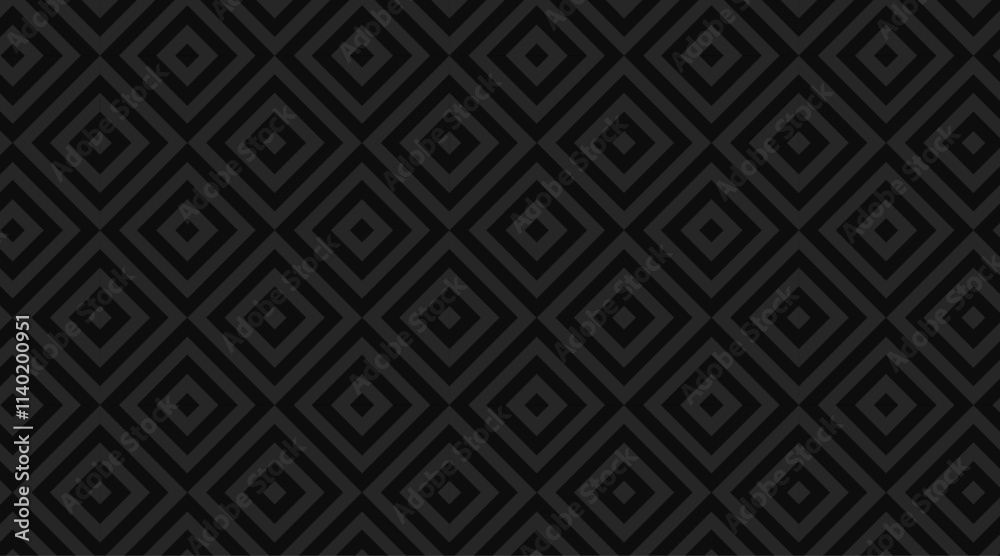 Seamless pattern design with square geometric shape | Pattern background design with black color Seamless pattern design with square geometric shape | Pattern background design with black color
