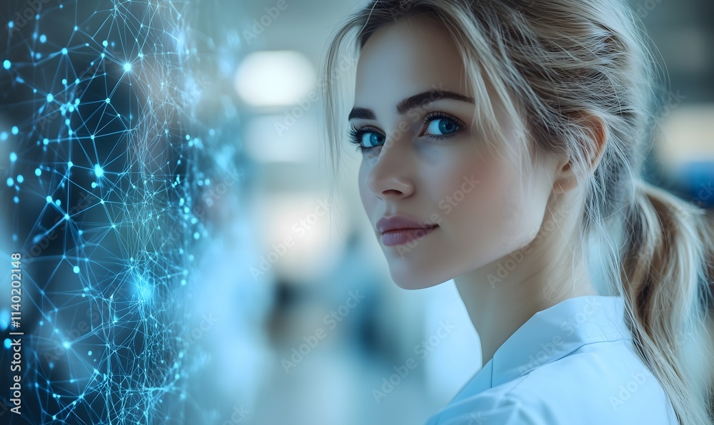 Fototapeta premium scientist medicine high technology