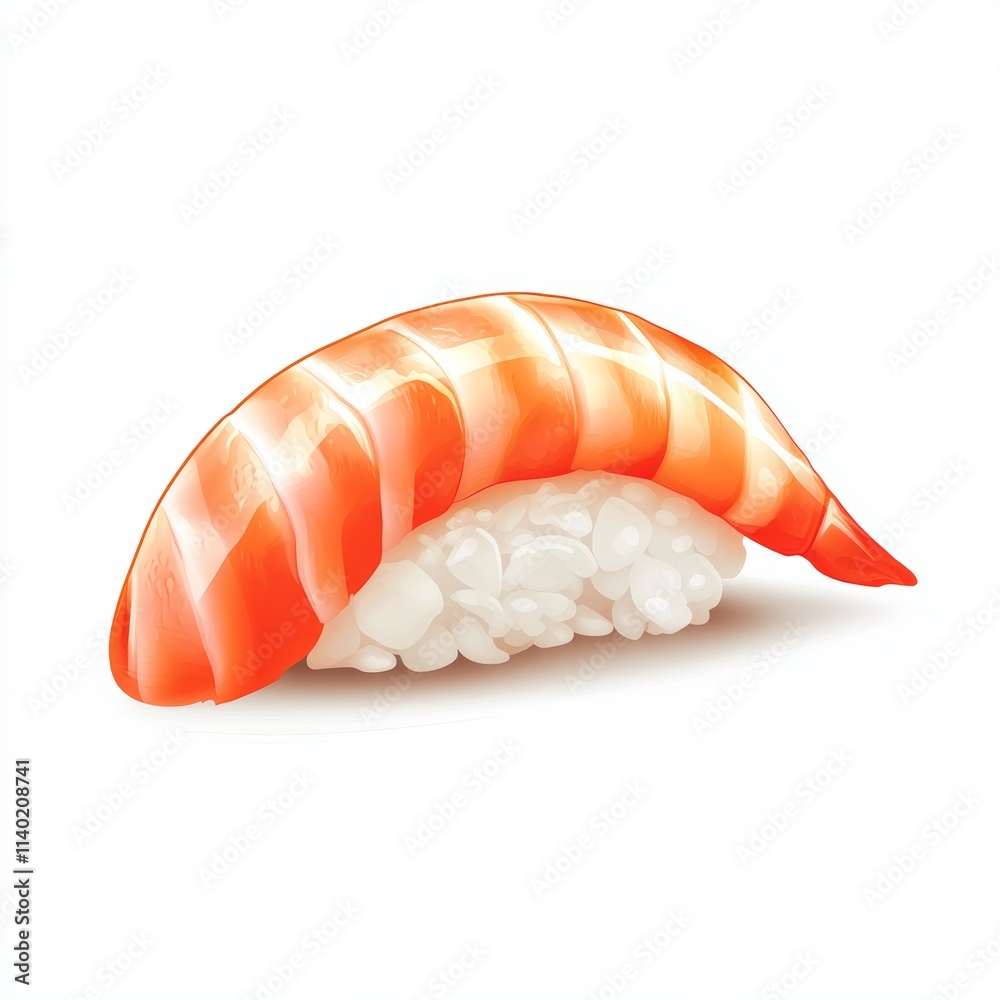 Delicious Sushi isolated on white background Delicious Sushi isolated on white background