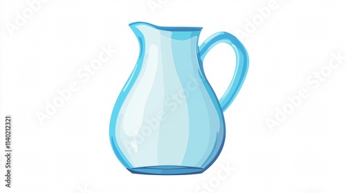 Wallpaper Mural Elegant Water Jug Icon Vector Isolated on White Background Torontodigital.ca