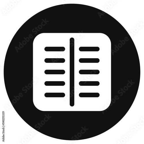 Editable file column vector icon. Part of a big icon set family. Perfect for web and app interfaces, presentations, infographics, etc