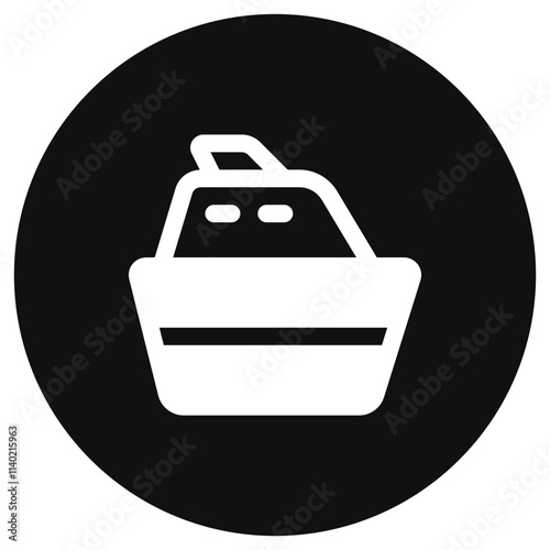 Editable cruise ship vector icon. Vehicles, transportation, travel. Part of a big icon set family. Perfect for web and app interfaces, presentations, infographics, etc