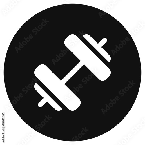 Editable dumbbell vector icon. Part of a big icon set family. Perfect for web and app interfaces, presentations, infographics, etc
