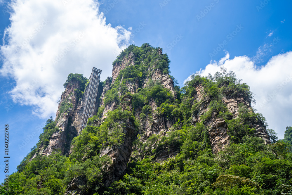 Zhangjiajie scenic area in Hunan Province, China Zhangjiajie scenic area in Hunan Province, China
