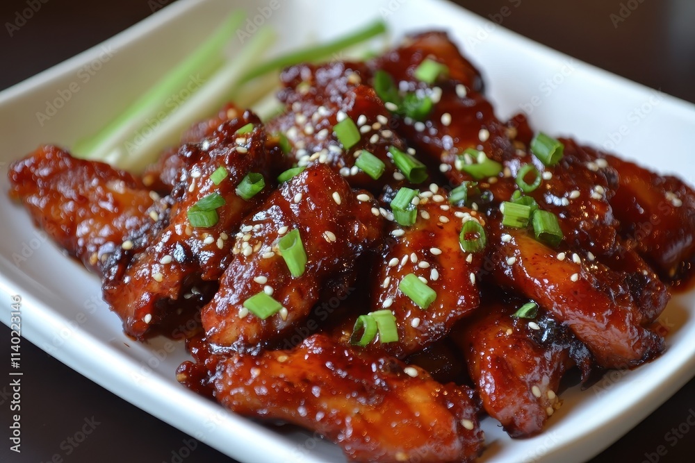 Korean dish with fried dak galbi sauce Korean dish with fried dak galbi sauce