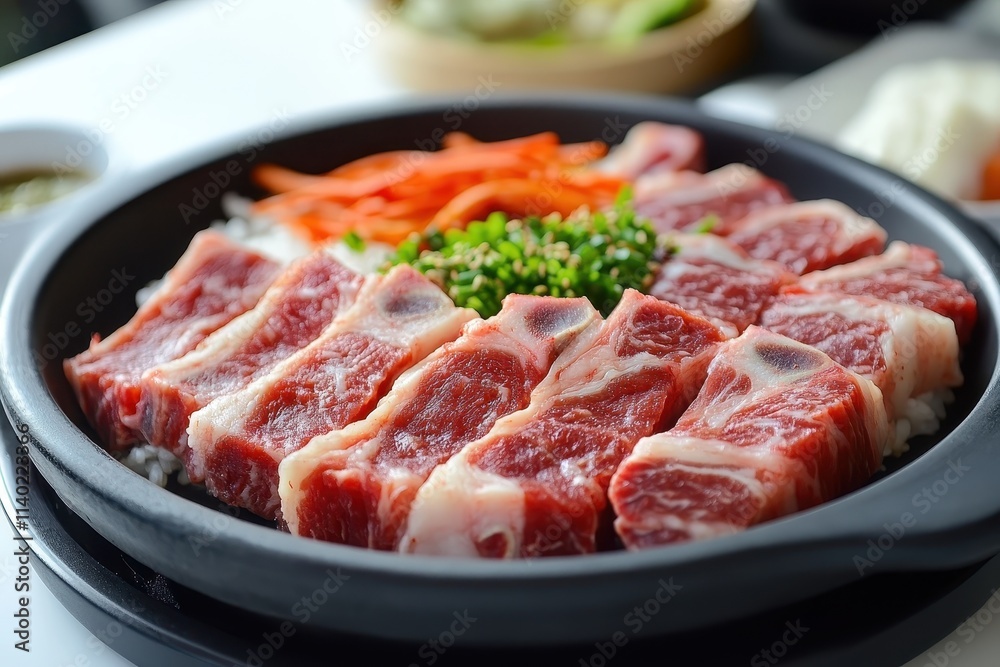 Korean dishes beef soup raw beef rice bowl pork stews ribs kimchi rice vegetables Korean dishes beef soup raw beef rice bowl pork stews ribs kimchi rice vegetables