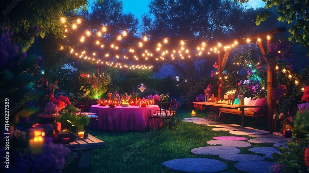 Obraz premium Colorful environment illustrations