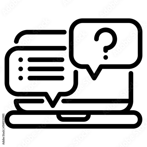 Consultation thin outline style