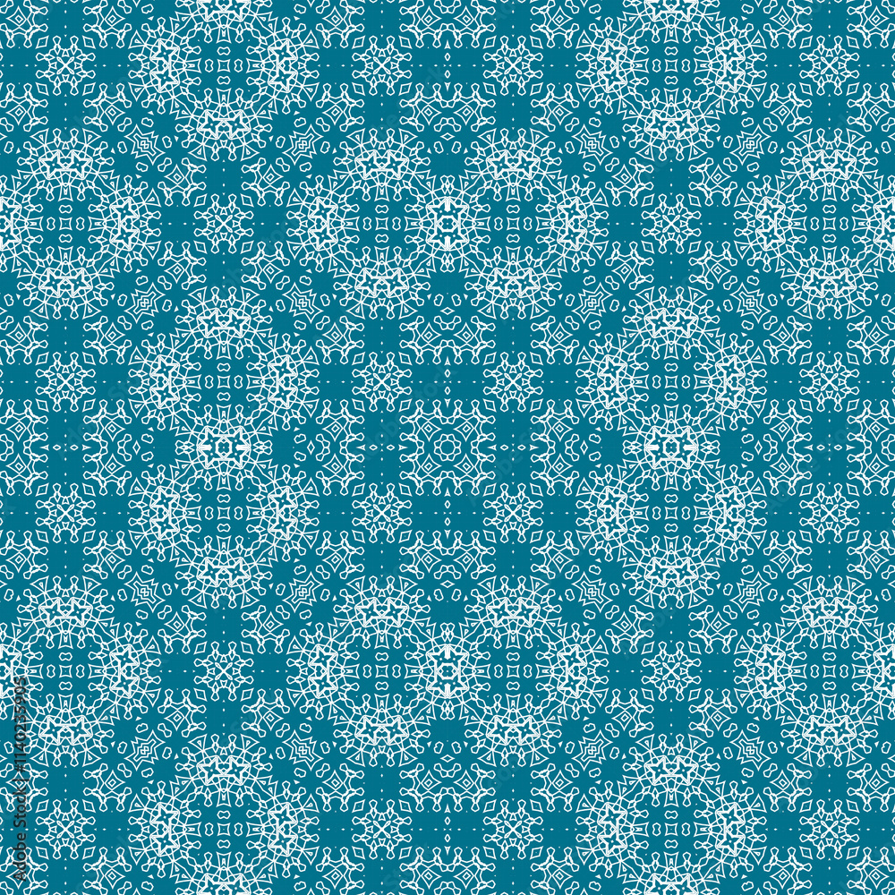 Christmas seamless pattern. Christmas background blue. Snowflake pattern. Happy New Year Christmas seamless pattern. Christmas background blue. Snowflake pattern. Happy New Year